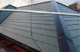 屋根塗装の施工事例-施工完了1